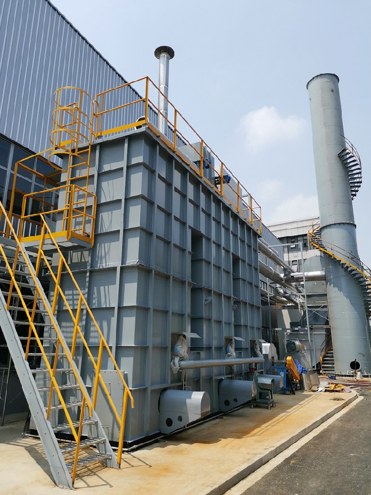 某幕墙公司铝单板生产线喷漆废气沸石转轮+RTO项目